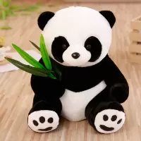 大小熊猫福牛公仔组合(20CM+35CM+40CM)