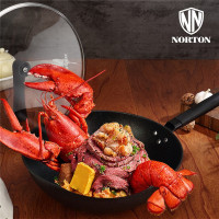 诺顿(NORTON) 1JJW032 聚味麦饭石煎炒锅 家用无油烟炒菜锅