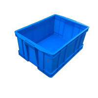 如顺 500-250塑胶储物箱 配送箱 储物箱 货架箱 550*420*260mm 蓝色