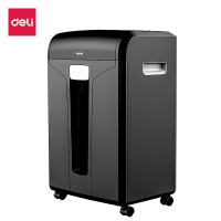 得力 14400碎纸机(黑色) 办公大功率碎纸机