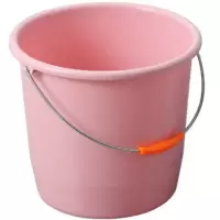 雅高 加厚塑料水桶 耐摔桶 手提式洗车水桶 13L 颜色随机