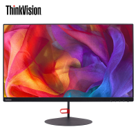 联 想（ThinkVision）X27q 27英寸 2K高清纤薄窄边框 99%sRGB 内置音箱 HDMI/DP接口