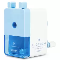 得力(deli) 0744 简约式学生削笔机/铅笔削笔器/卷笔刀/转笔刀 蓝色