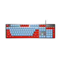 罗技(Logitech) K845青轴+蓝色键帽+红色键帽有线全尺寸笔记本电脑电竞吃鸡游戏办公机械键盘