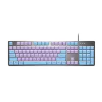 罗技(Logitech) K845红轴+蓝色键帽+紫色键帽有线全尺寸笔记本电脑电竞吃鸡游戏办公机械键盘