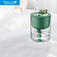 美的布谷usb桌面加湿器小型办公室家用卧室香薰精油宿舍小夜灯BG-HD21 绿色