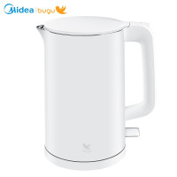 美的(Midea)电热水壶烧水壶美的双层防烫 全钢无缝内胆 精准温控1.7L 防干烧BG-K2P