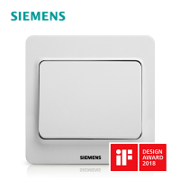 西门子(SIEMENS)开关插座面板映彩皓锌白86型五孔USB空调16A 电源插座一开多控