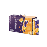 伊利优酸乳缤纷果果粒牛奶饮品柚子卡曼橘味210g*12(765)