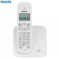 飞利浦(Philips) 数字无绳电话单机 免提对讲 屏幕背光 DCTG186(白色)