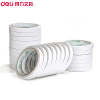 得力(deli)30401棉纸双面胶带24卷 12mm*10y*80um