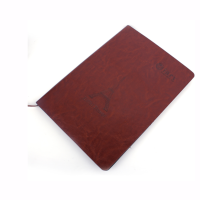 喜博文具(XiBO)XB-20025 商务软皮面笔记本记事本棕色单本装