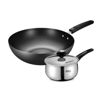 爱仕达(ASD) PH02Z1TG 杰庆两件套(炒锅+奶锅)