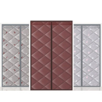 定制浴室门帘二层加厚 单开1*1.9m 不含安装 深咖