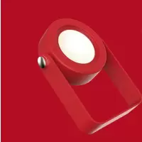 美的(Midea)创意手提灯笼小夜灯充电折叠看书灯卧室床头ins少女网红台灯礼物 灯笼灯深红色
