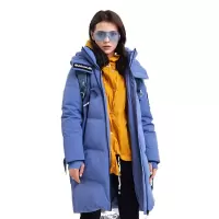 波司登 女脱卸帽中长羽绒服C B90142022V