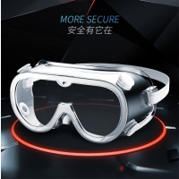 可佩带近视眼镜护目镜防飞溅防风沙防飞沫防护眼镜