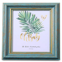 七寸复古相框(金缕深蓝)