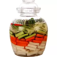 企购优品玻璃咸菜罐子