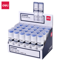 得力(6378)21g变色PVP固体胶棒胶水 24支 蓝色