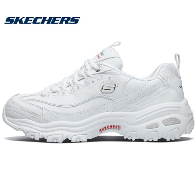 Skechers斯凯奇女鞋2020新款D'lites熊猫鞋复古厚底休闲运动鞋11931-WNVR