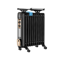 奥克斯 取暖器电暖器电热油汀片省电静音油丁节能电暖气取暖器家用 11片