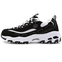 Skechers斯凯奇女鞋2020新款运动鞋低帮厚底熊猫鞋女66666179-BKW