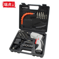 芙蓉花(FURONGHUA) 迷你电动螺丝批 充电螺丝批锂电池电动起子工具正反转调速手电钻 5套装