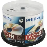 DVD+R刻录盘空白光盘4.7G 16X 50片/桶(1桶装)