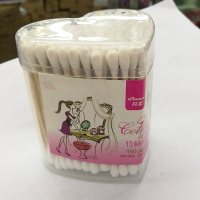 三清 1033圆硬棉签 100支/盒 2盒装