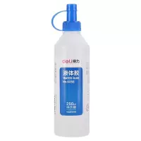 得力6356液体胶大桶装250ml(6瓶）