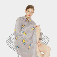 芳恩家纺 FN-T9001 多功能披肩毯云貂绒法兰绒毛毯午休毯