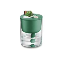 美的布谷usb桌面加湿器小型办公室家用卧室香薰精油宿舍小夜灯 绿色