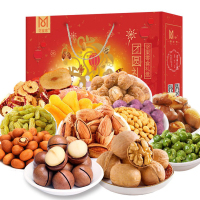 WQMD花蜜家团圆礼盒版干果坚果组合1090g/盒