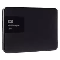西部数据(WD)2TB USB3.0移动硬盘My Passport随行版 2.5英寸 黑色(密码保护自动备份)