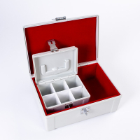 得力 印章箱15*11*10 迷你随身