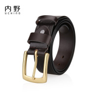 内野匠心头层牛皮带