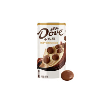 德芙 丝滑牛奶巧克力随心罐42g*2罐 休闲巧克力方便携带