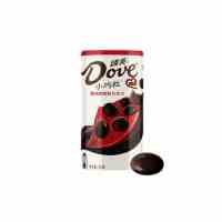 德芙 香浓黑巧克力随心罐42g*2罐 休闲巧克力方便携带