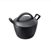 乐扣乐扣(LOCK&LOCK) GTH2244D-OCH 重力铸造汤锅 24cm 黑色