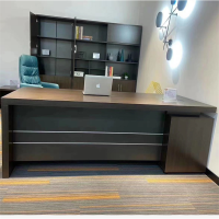 经理办公桌 大班台 2300*920mm (含侧柜)