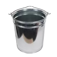 加厚白铁桶铁皮桶直桶 提水桶 16L(1个装)