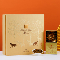 文苏八马茶业 金索红1000系列云南凤庆滇红茶160g/盒 单盒装