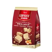 丹夫诺普斯威化饼干榛果夹心威化饼榛子味100g*3袋