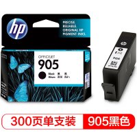 惠普（HP）T6M01AA 905 黑色墨盒 (适用于HP OJ6960,6970) 黑色 单位：盒