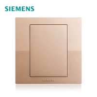 西门子SIEMENS开关插座面板 悦动香槟金墙壁86型空白面板