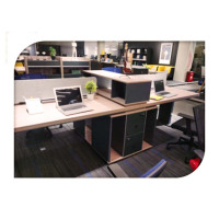 迪欧 员工办公桌 四人位 2860*1200*1050