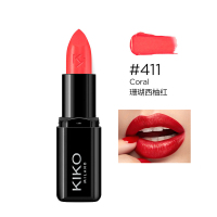 意大利KIKO小黑管4系口红滋润显色 411珊瑚西柚