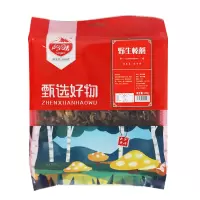 岭味 东北元蘑 干蘑菇 山珍 菌菇 食用菌干货 东北特产 野生榛蘑 200g
