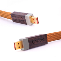 USB线A-B口 LOGOS 单晶纯银线 1.5米 USB线